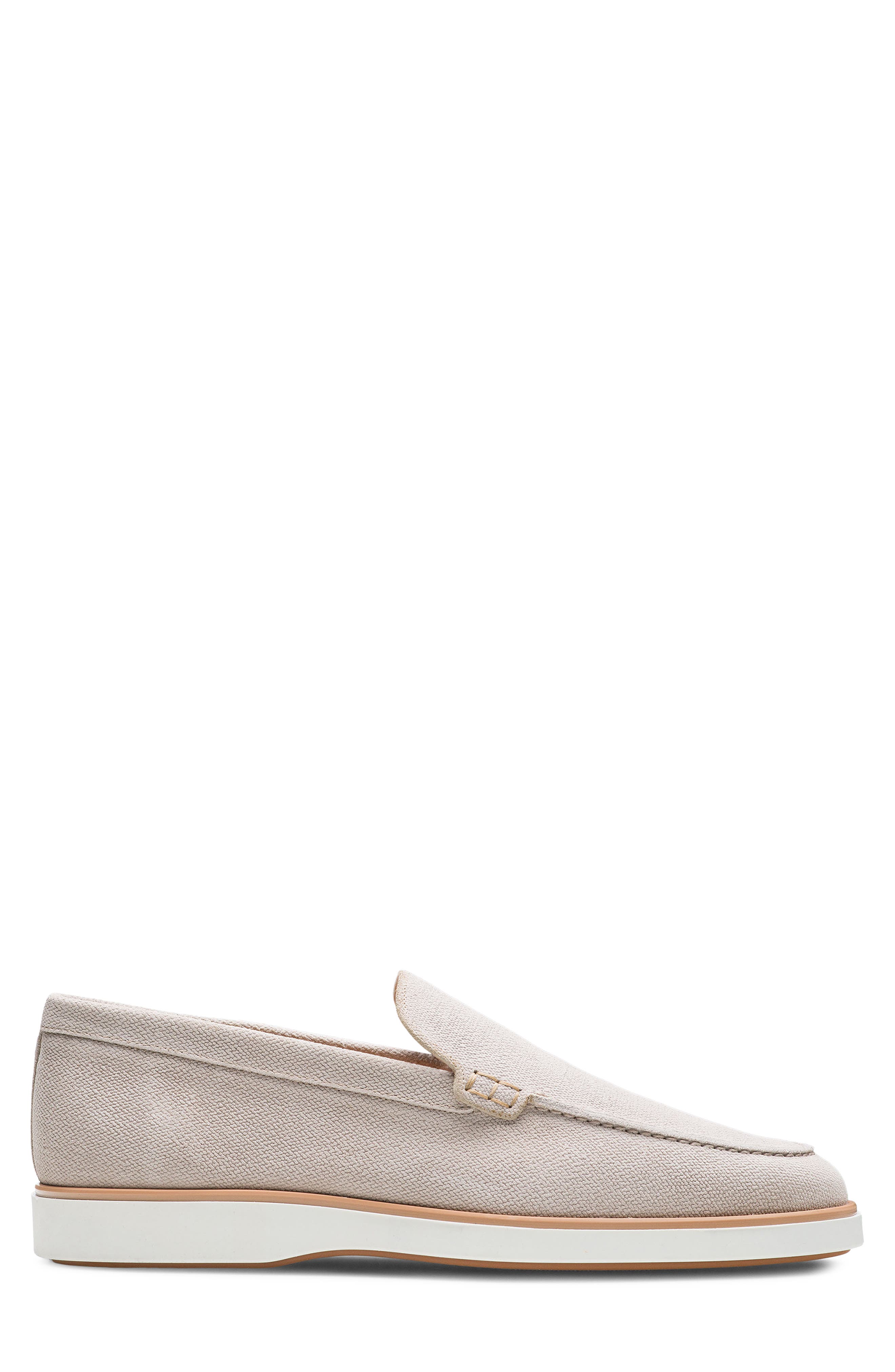 Magnanni Lourenco Loafer, Alternate, color, Bone Jean