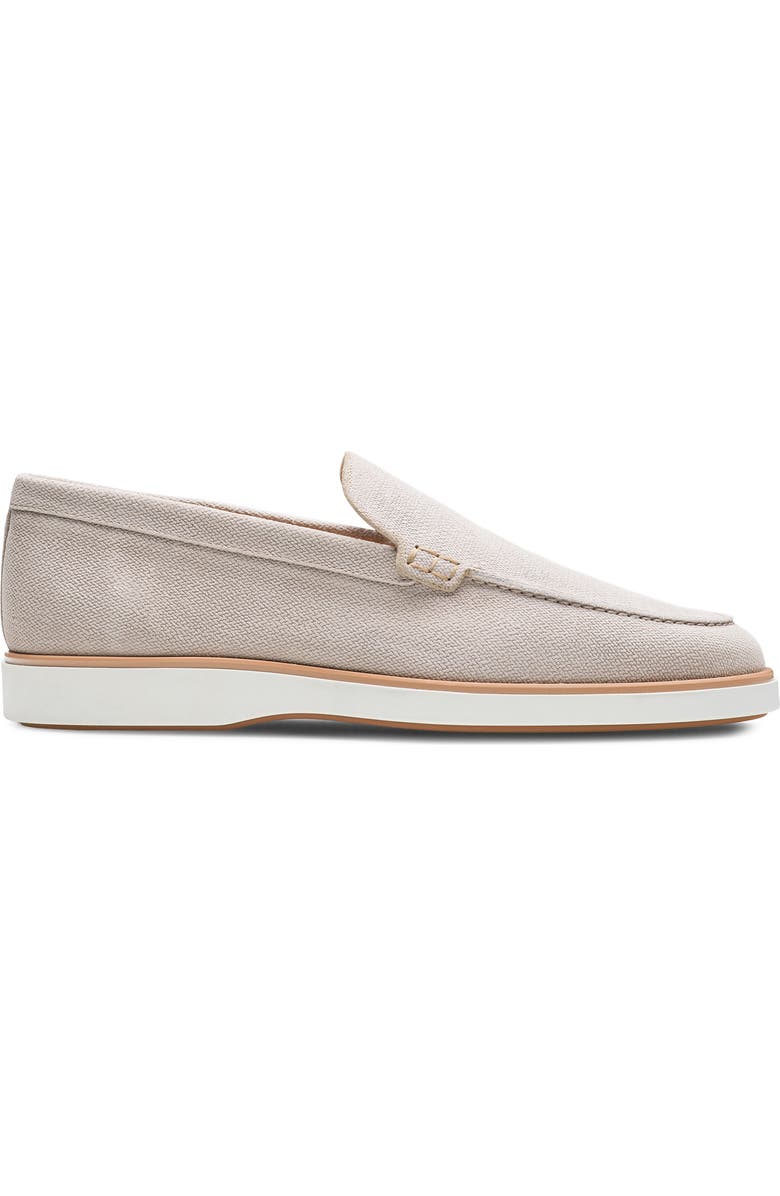 Magnanni Lourenco Loafer, Alternate, color, Bone Jean