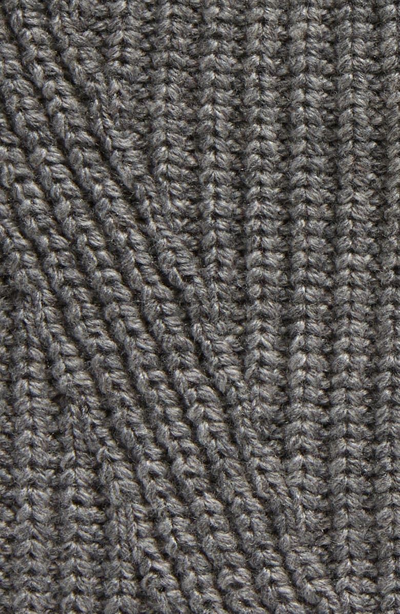 AllSaints Traveling Foldable Cuff Knit Gloves, Alternate, color, Grey Marl