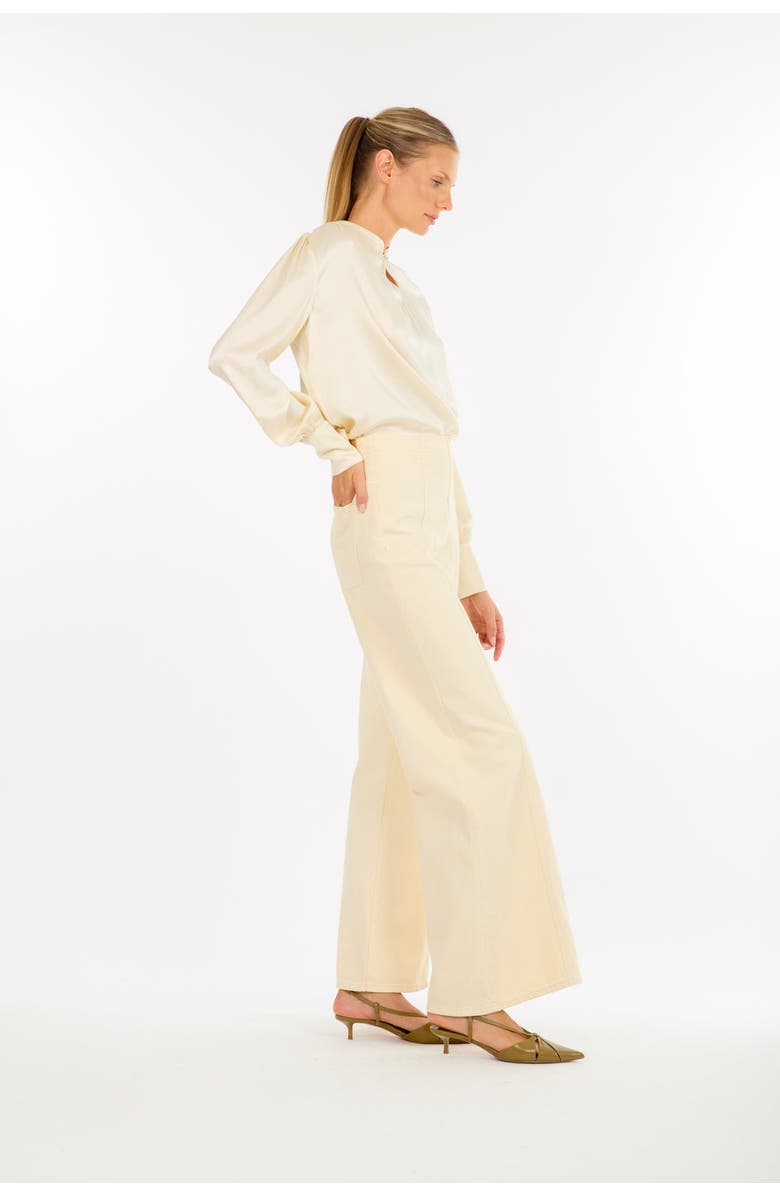 SECRET MISSION Arden Blouse, Alternate, color, Crème