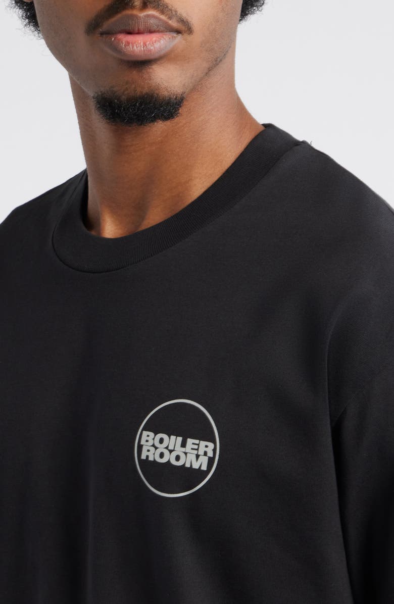 BOILER ROOM Core Logo Graphic T-Shirt, Alternate, color, Black