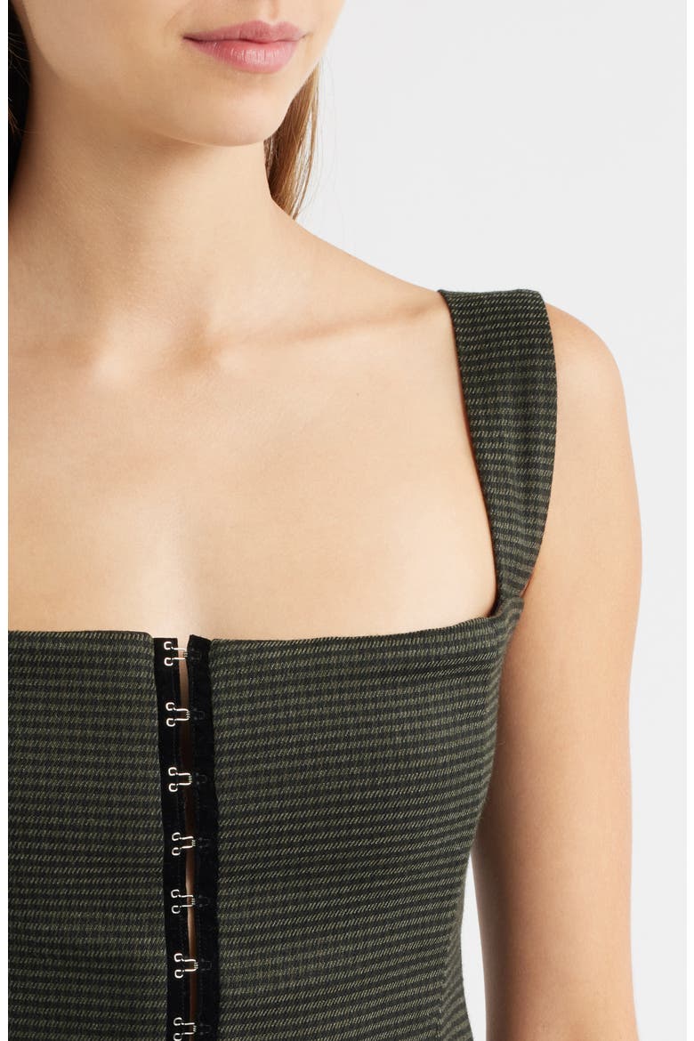 Ambrose Houndstooth Corset, Alternate, color, HOUNDSTOOTH