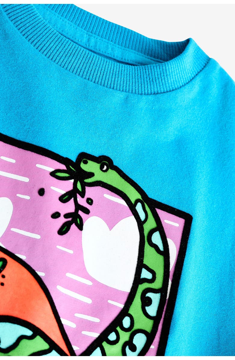 NEXT Kids' Dino Long Sleeve Cotton Graphic T-Shirt, Alternate, color, 