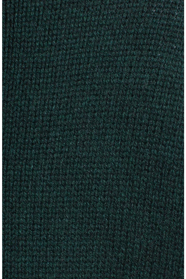 Button Back Cashmere Blend Sweater, Alternate, color, CYPRESS/ GREY