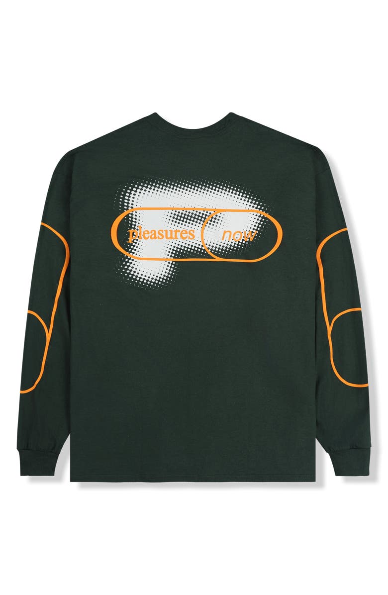 PLEASURES Pixel Long Sleeve Cotton Graphic T-Shirt, Alternate, color,