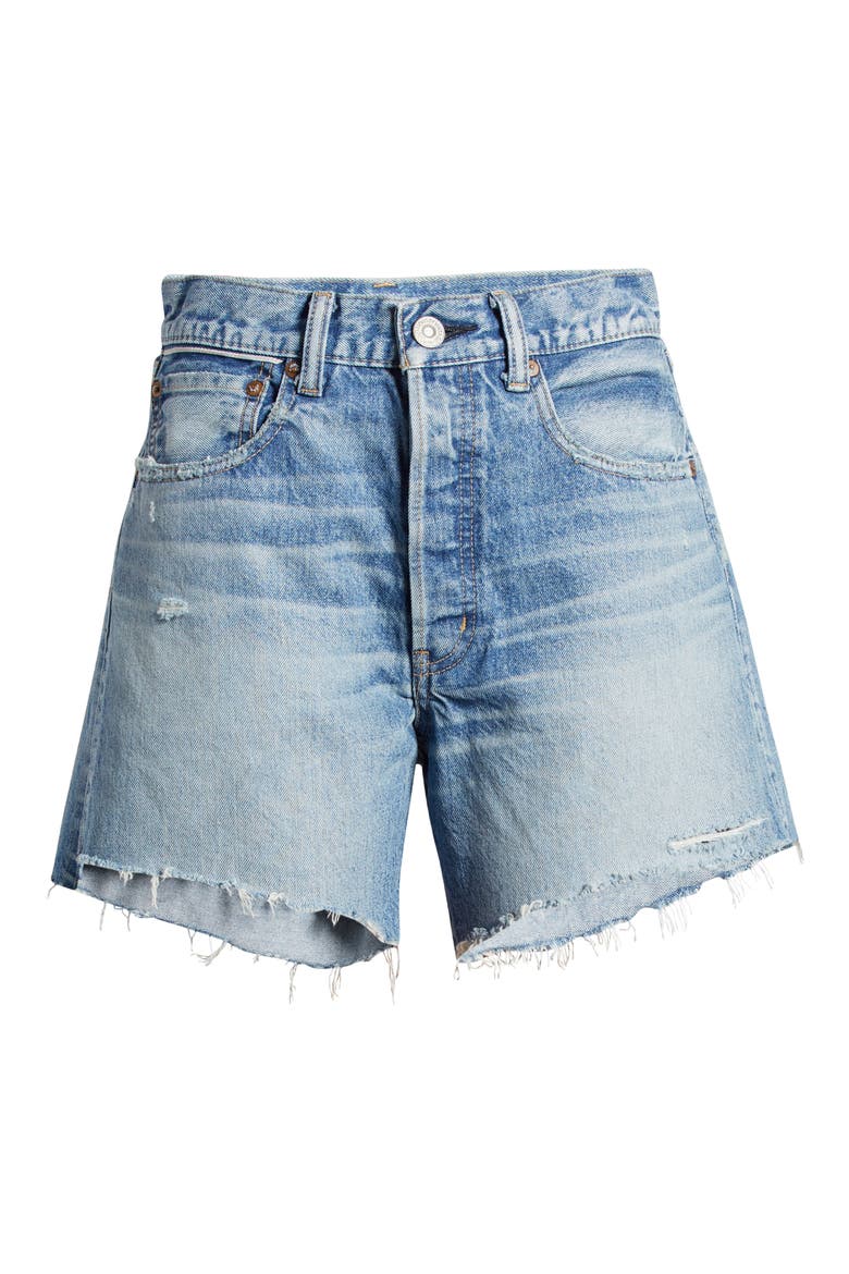 MV Graterford Cutoff Denim Shorts, Alternate, color, BLUE