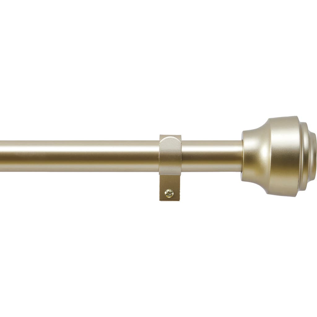 Dkny Cohen 36" To 66" Adjustable Curtain Rod In Gold