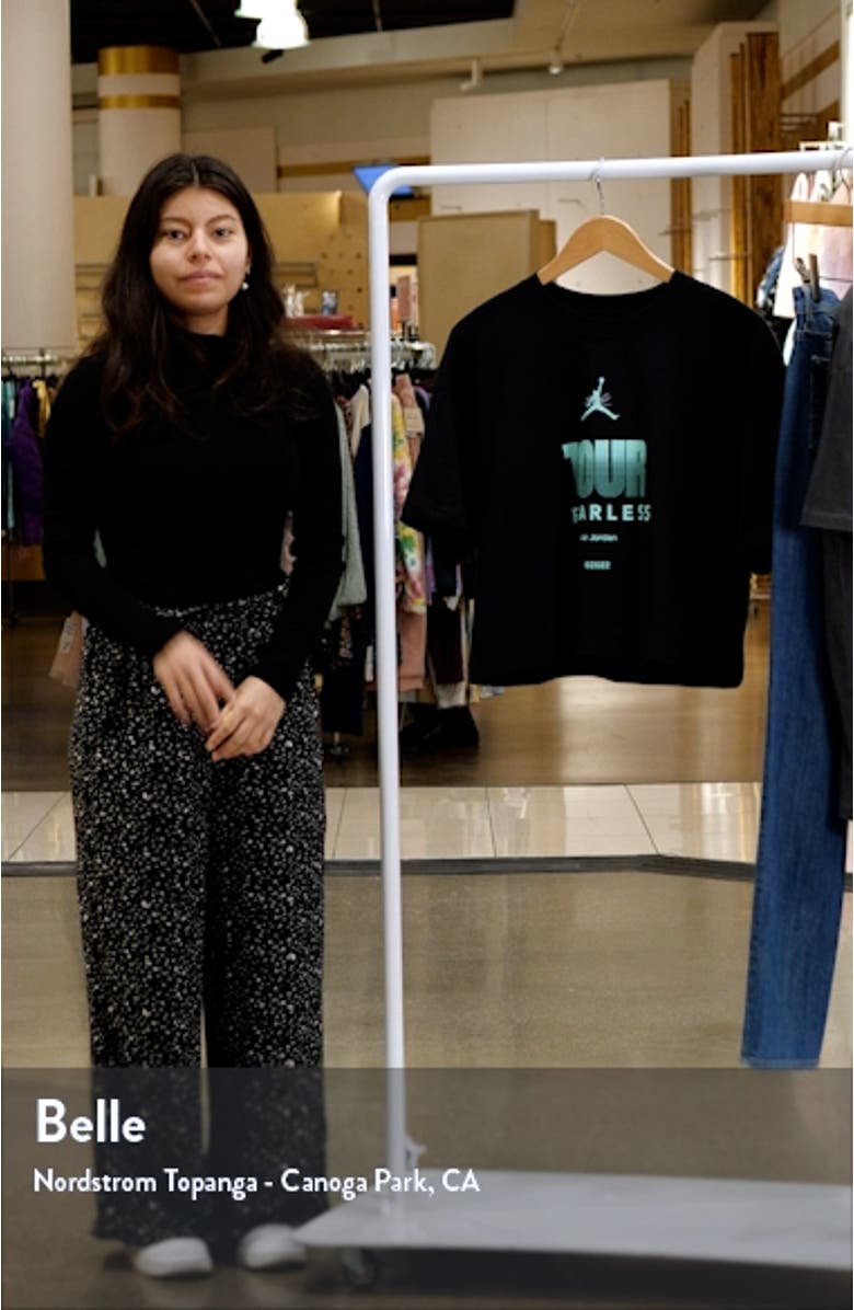 Women's Fearless Tour Boxy Graphic Tee, sales video thumbnail