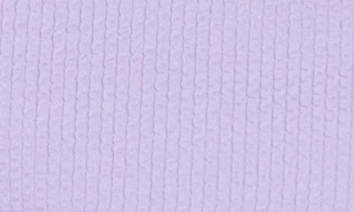 Nike Elevated Essential High Neck Bikini Top In Purple