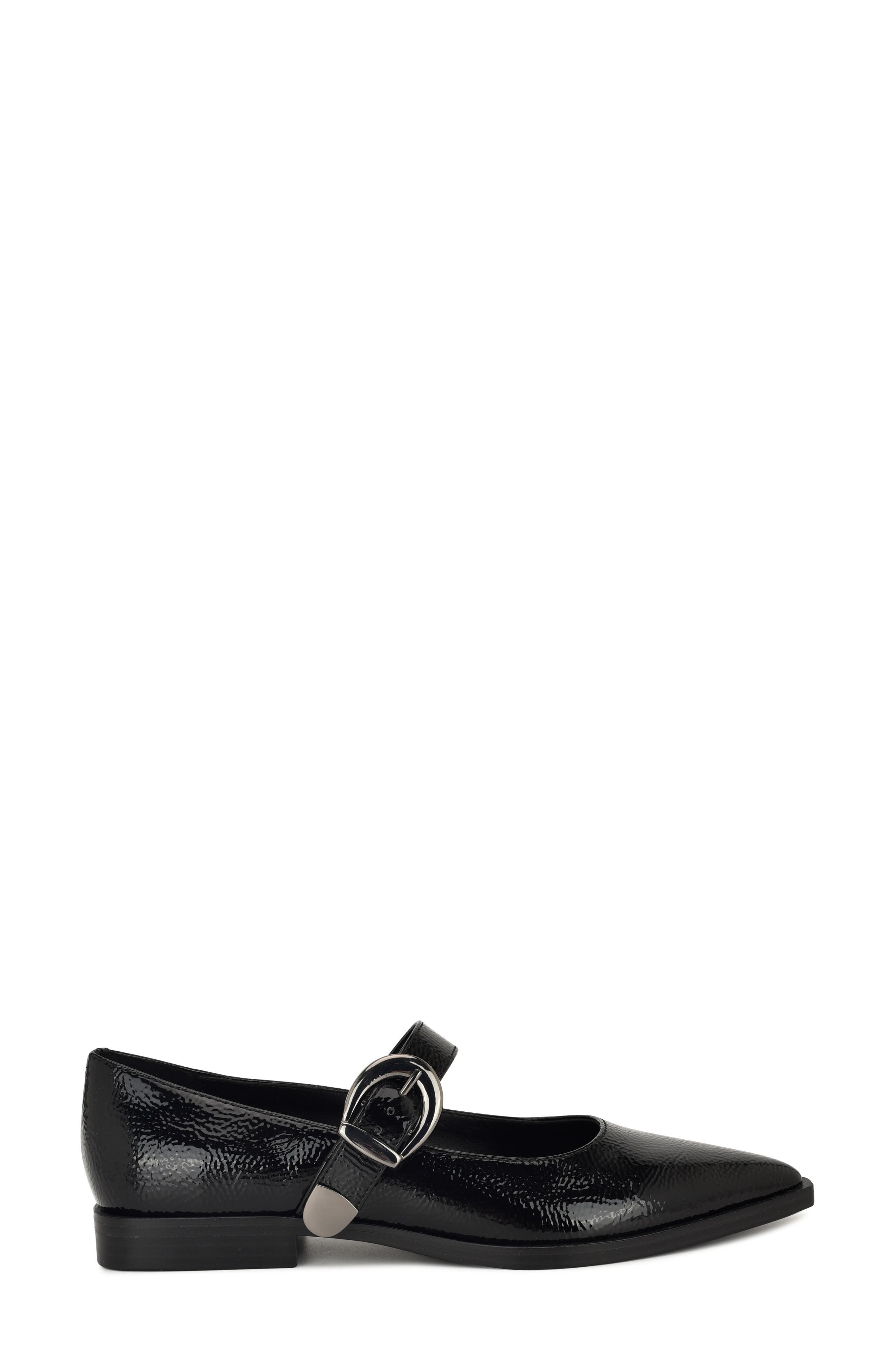 Nine West Katrel Mary Jane Flat, Alternate, color, Black Patent
