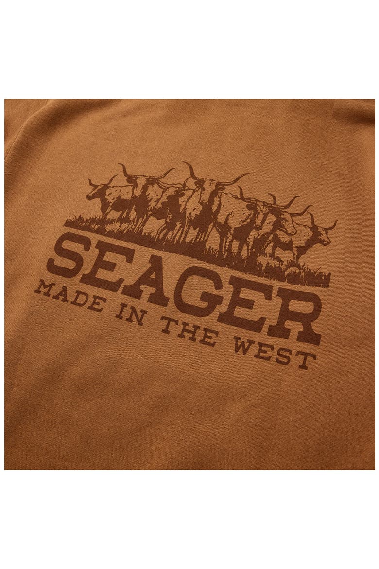 The Herd Fleece Hoodie, Alternate, color, SADDLE