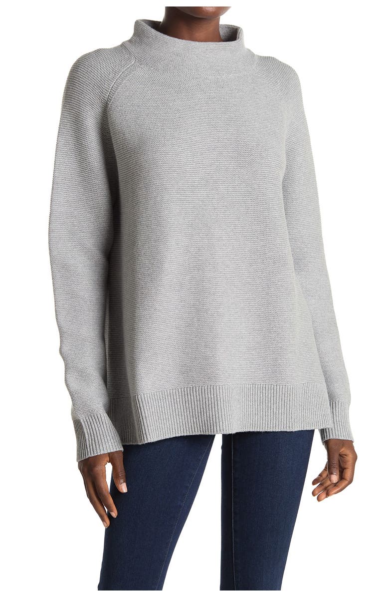 Kinross Chunky Knit Funnel Neck Sweater, Main, color,
