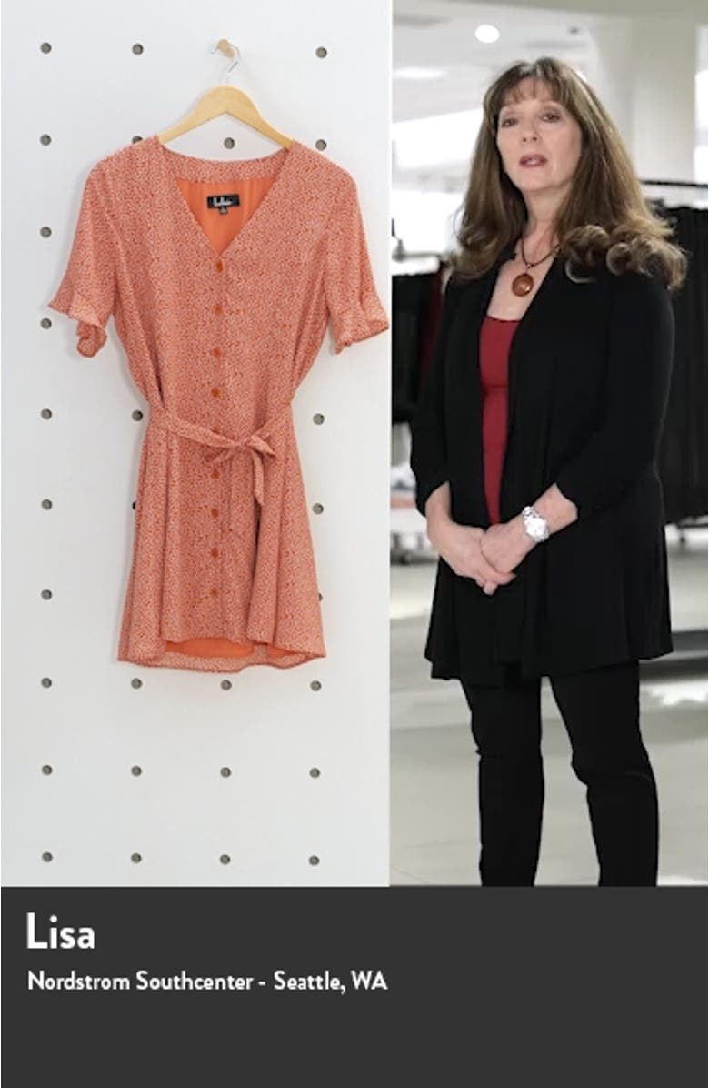 Castana Button A-Line Dress, sales video thumbnail