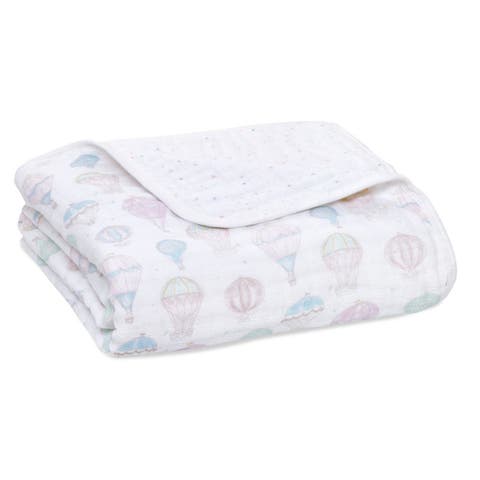 Boutique 100% Organic Cotton Muslin Baby Blanket