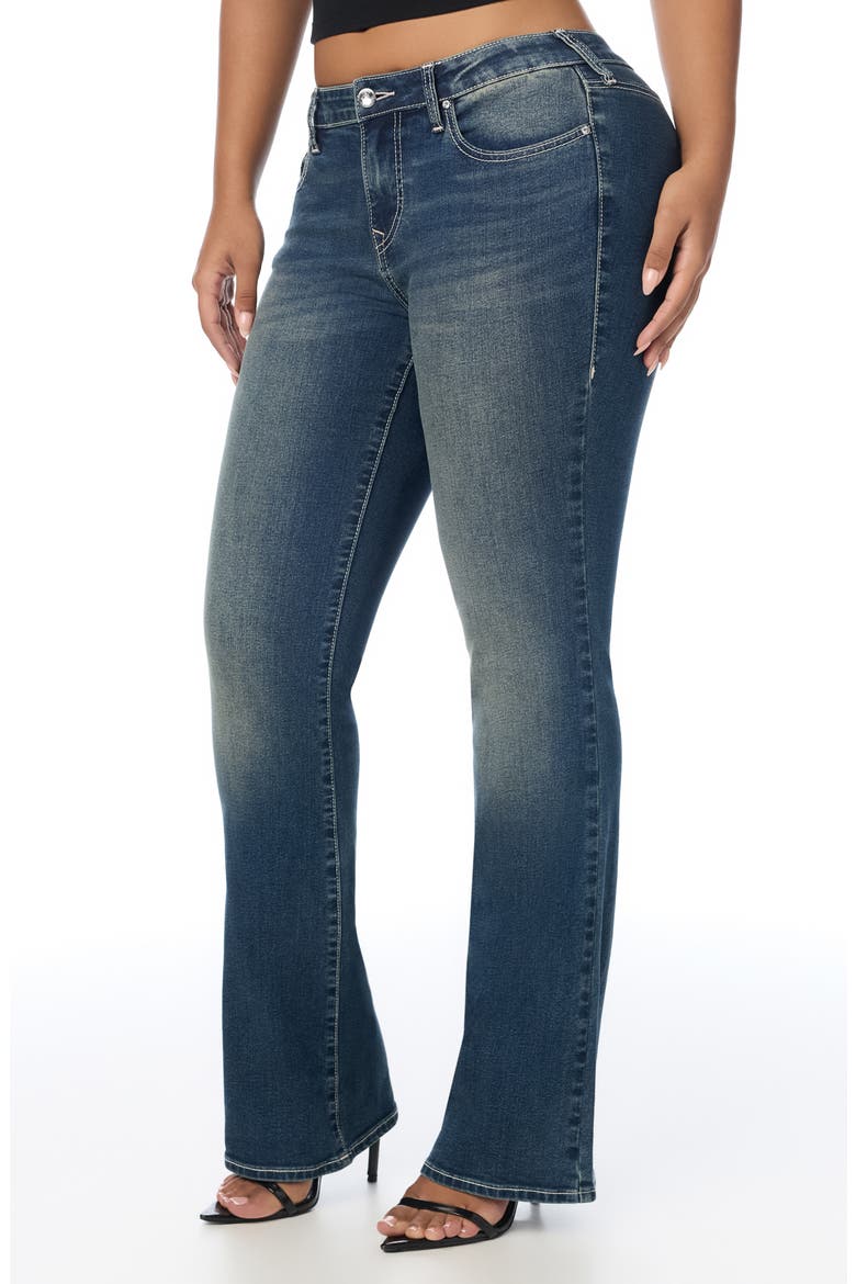 Becca Bootcut Leg Jeans, Alternate, color, MEDIUM COWBOYS WORK WASH