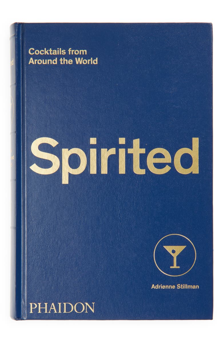 Phaidon Press 'Spirited: Cocktails from Around the World' Recipe Book, Main, color, Blue