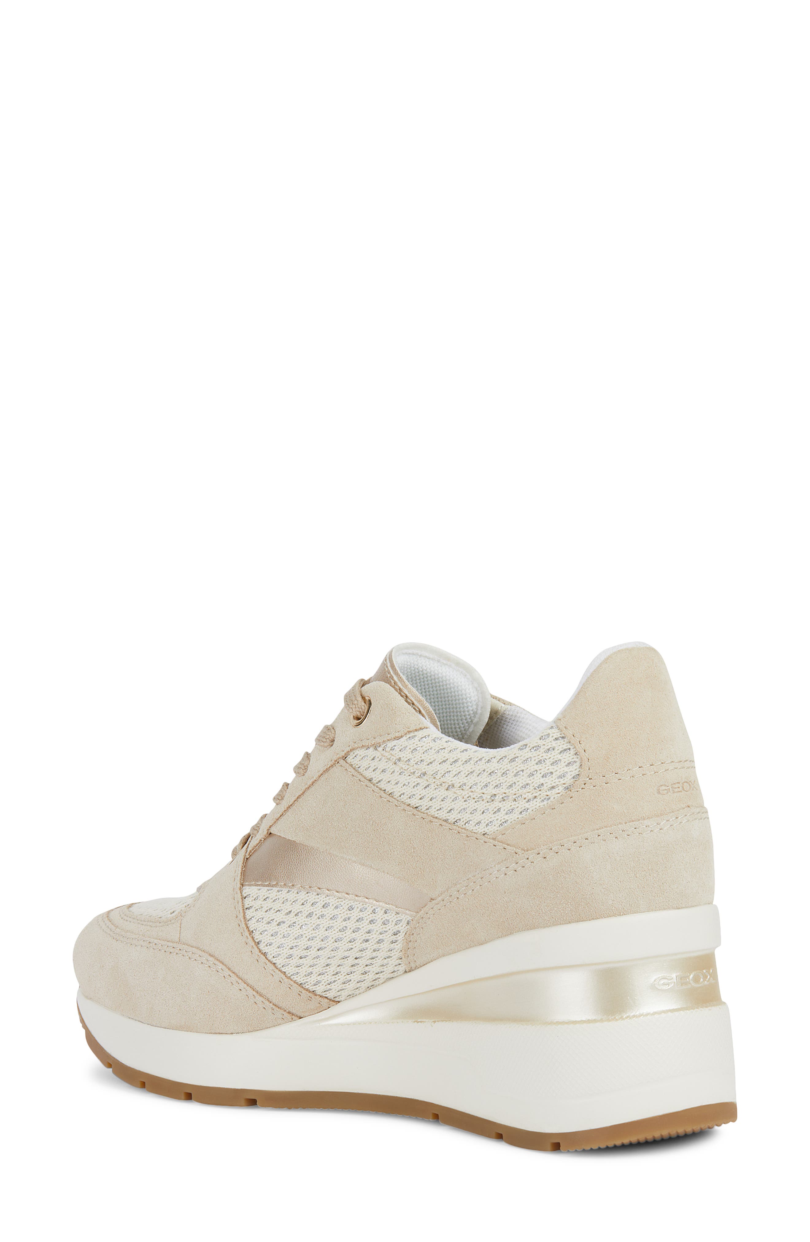 Geox Zosma Wedge Sneaker, Alternate, color, 