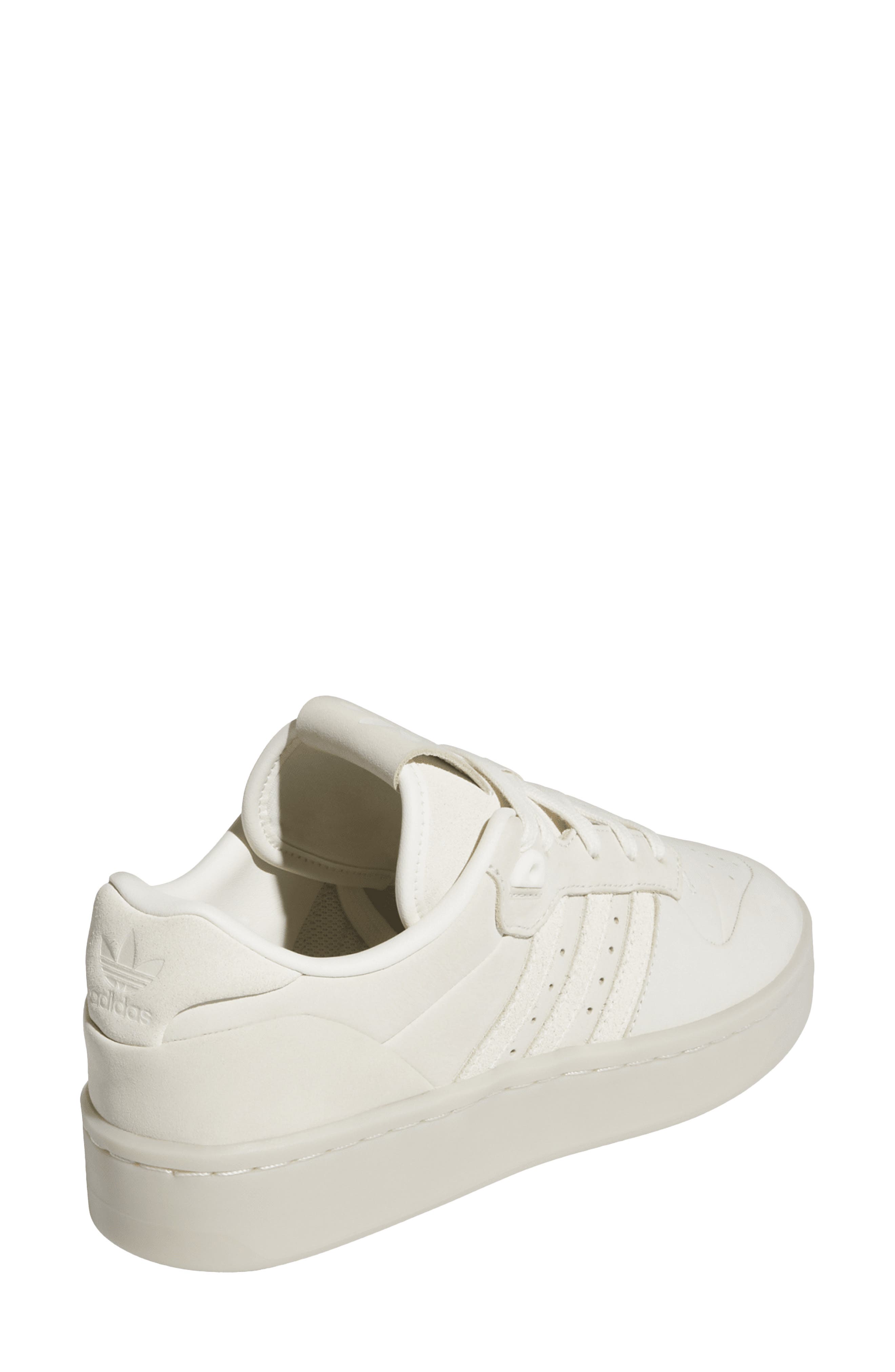 adidas Rivalry Lux Low Top Basketball Sneaker, Alternate, color, Cream/Cream/Alumina