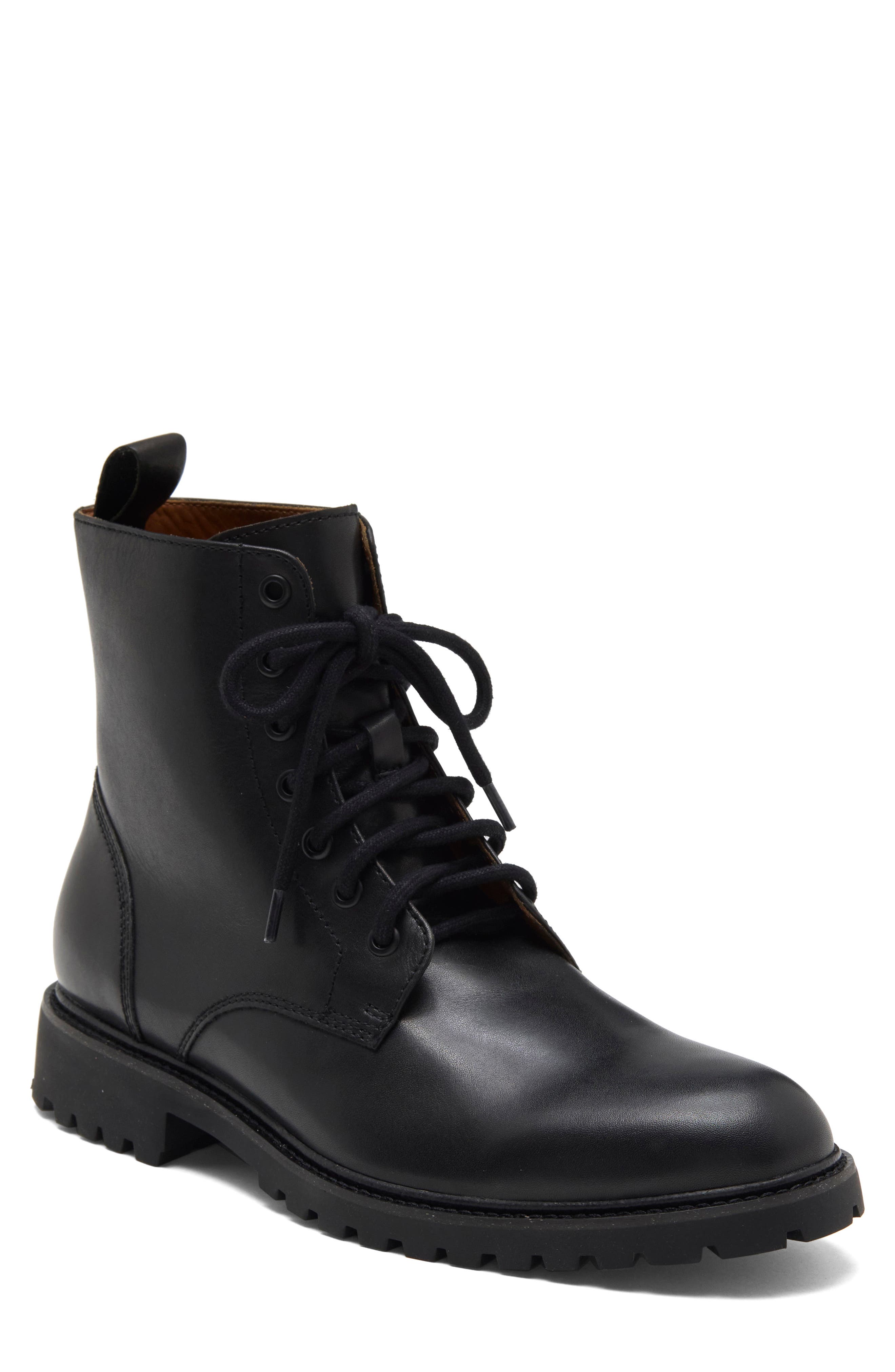 Leather Combat Boot