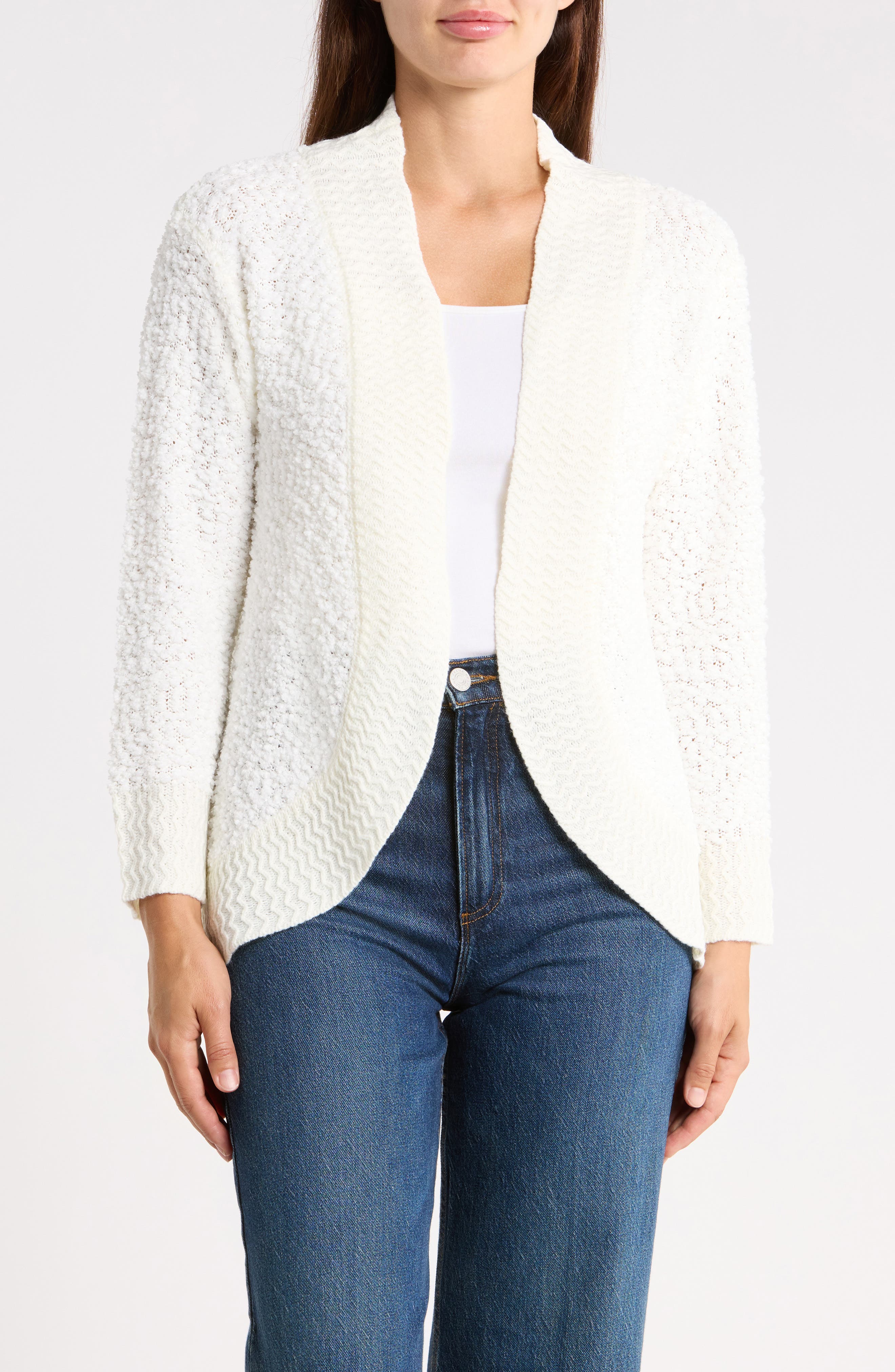 Drape Front Cardigan