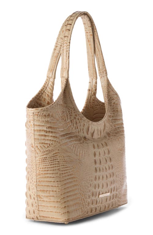 Brahmin Melora Croc Embossed Leather Tote
