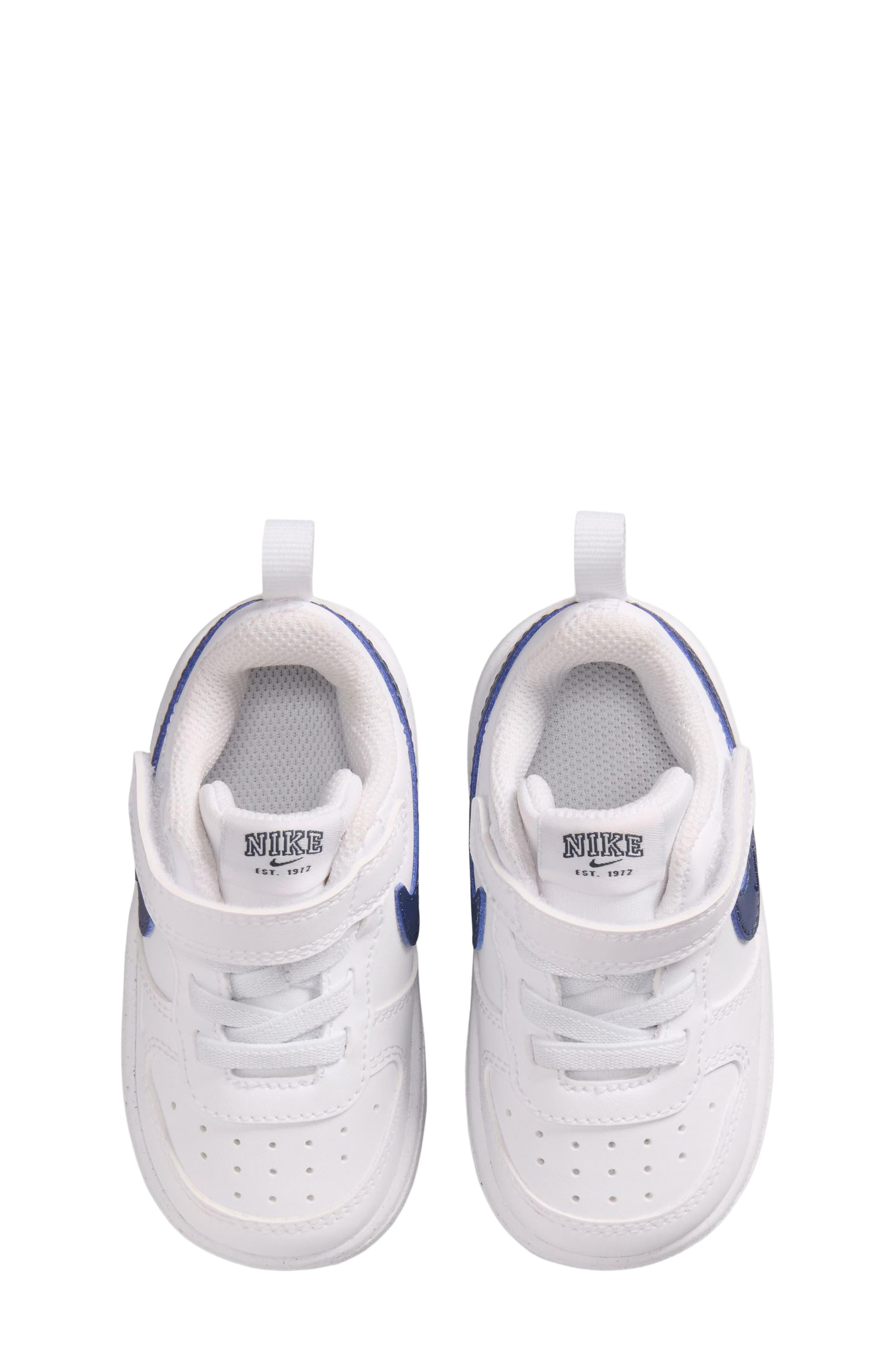 Kids' Court Borough Sneaker, Alternate, color, WHITE/ MIDNIGHT NAVY