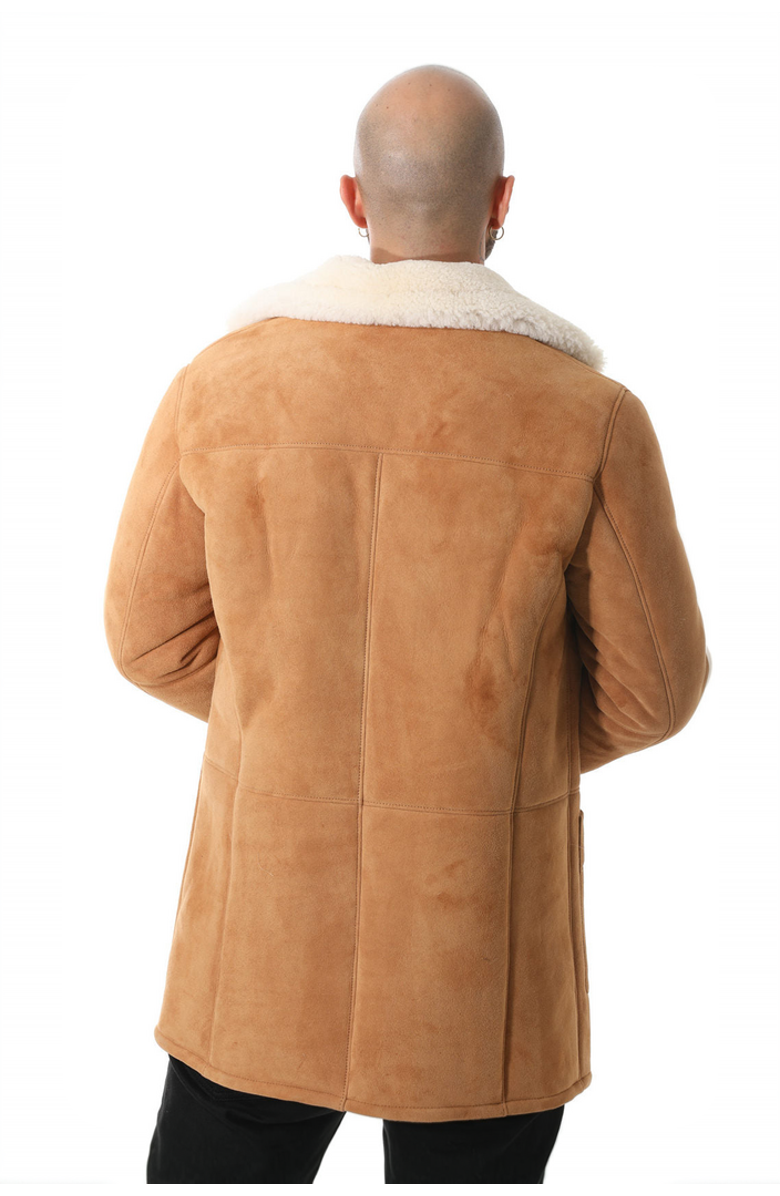 FURNIQ UK William Suede Shearling Coat, Alternate, color, 