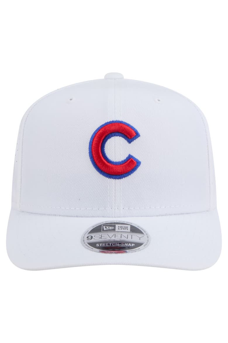 Men's New Era White Chicago Cubs COOLERA 9SEVENTY Adjustable Hat, Alternate, color, White