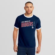 Darius Rucker Collection by Fanatics Men's Darius Rucker Collection by Fanatics Navy Los Angeles Dodgers Americana Washed Ringer T-Shirt