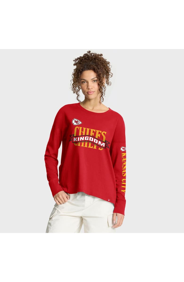 FANATICS Women's Fanatics Red Kansas City Chiefs Hometown Legacy Long Sleeve T-Shirt, Alternate, color, Red