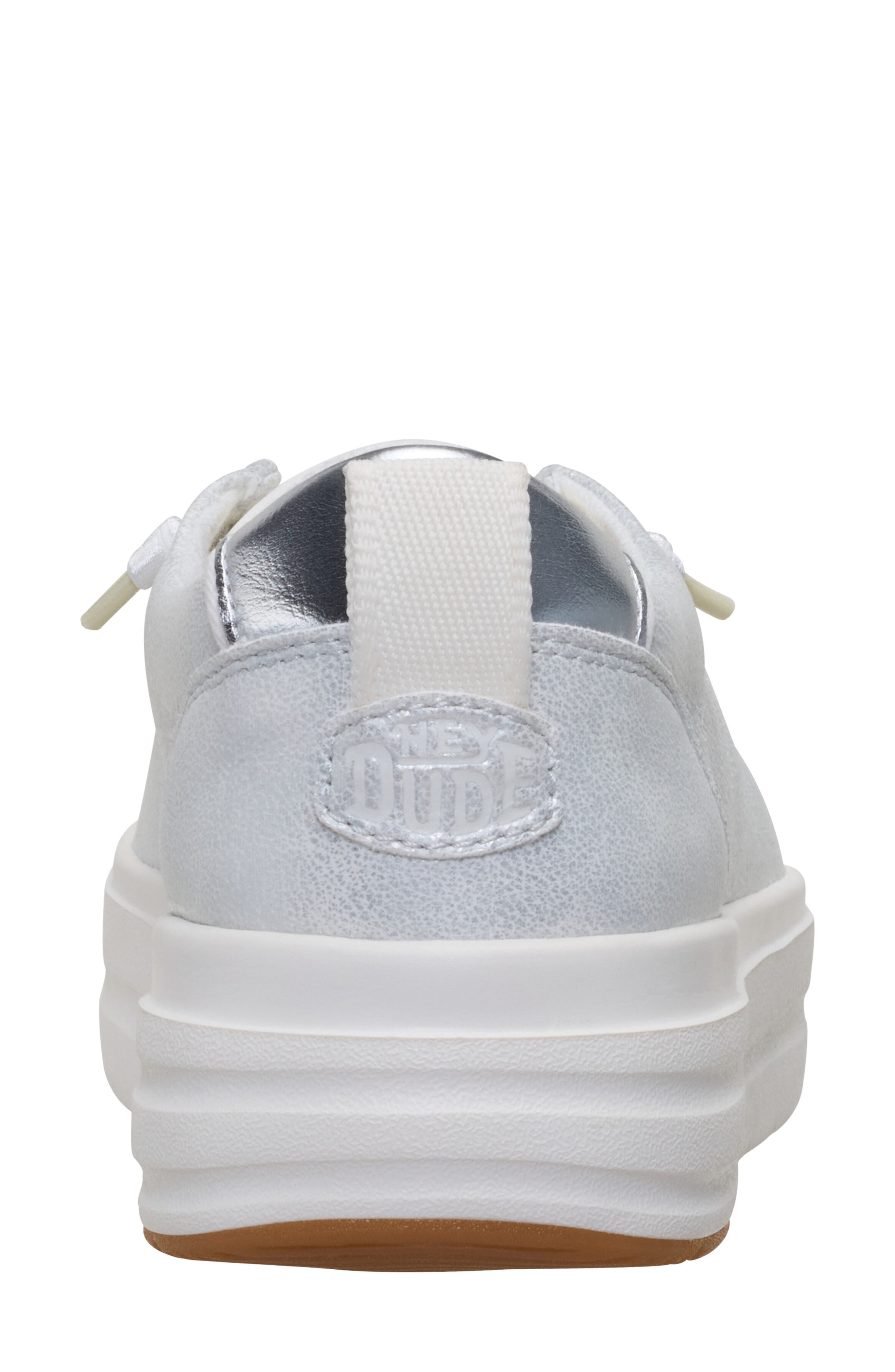 Hey Dude Wendy Nova Shimmer Slip-On Sneaker, Alternate, color, White