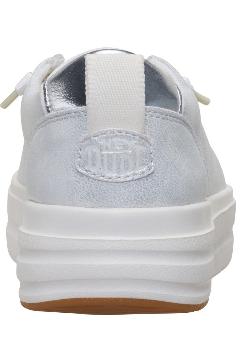 Hey Dude Wendy Nova Shimmer Slip-On Sneaker, Alternate, color, White