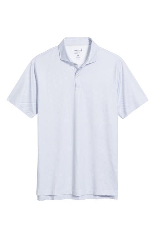 Johnnie-o Teo Microprint Prep-formance Golf Polo In Verbena