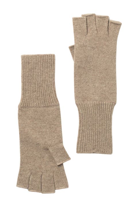 12" Cashmere Fingerless Gloves