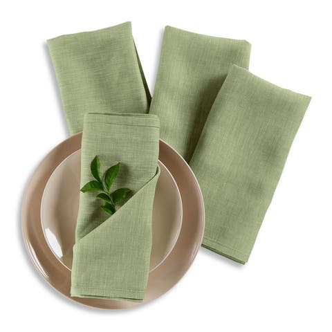 Linen Dinner Napkins - Athena, 20" x 20"