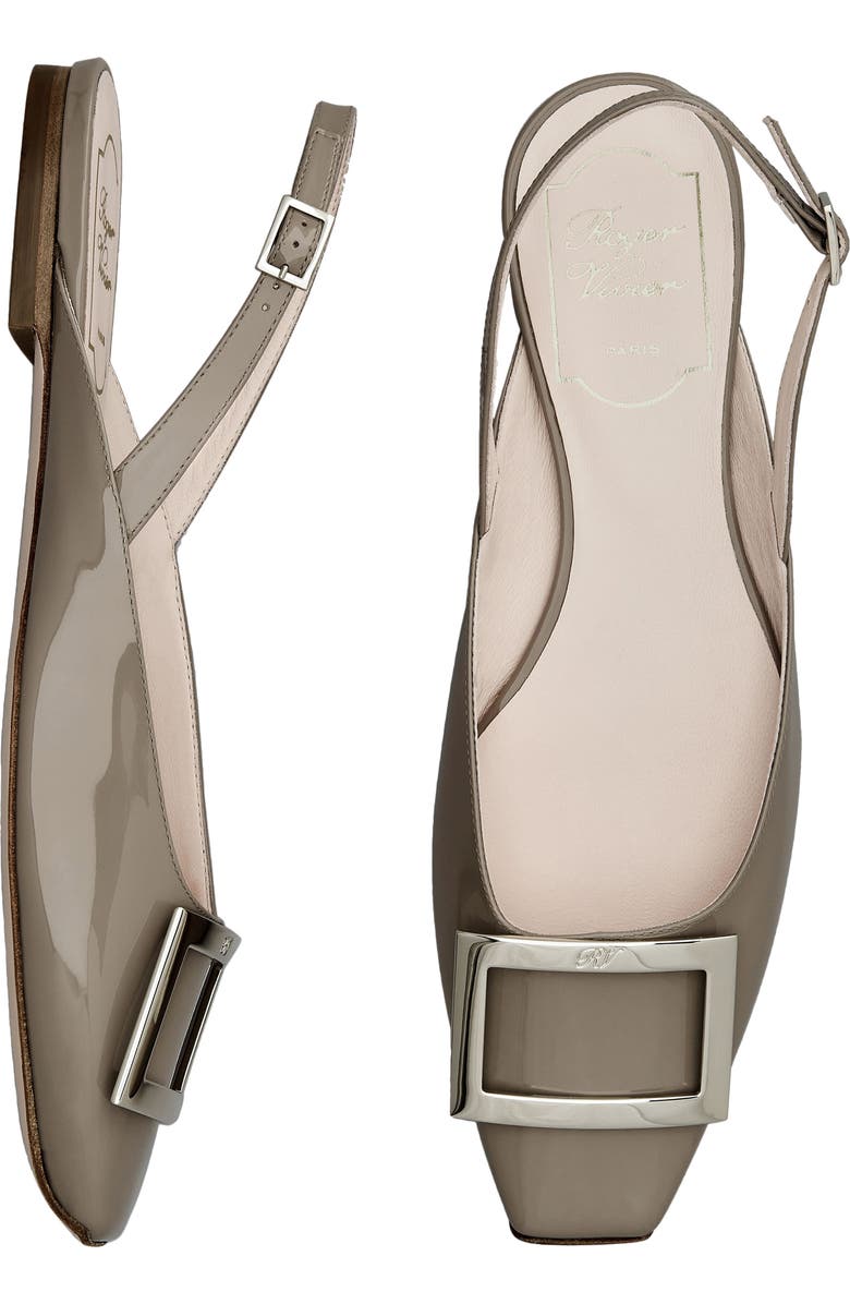 Roger Vivier Trompette Slingback Ballerina Flat, Alternate, color,