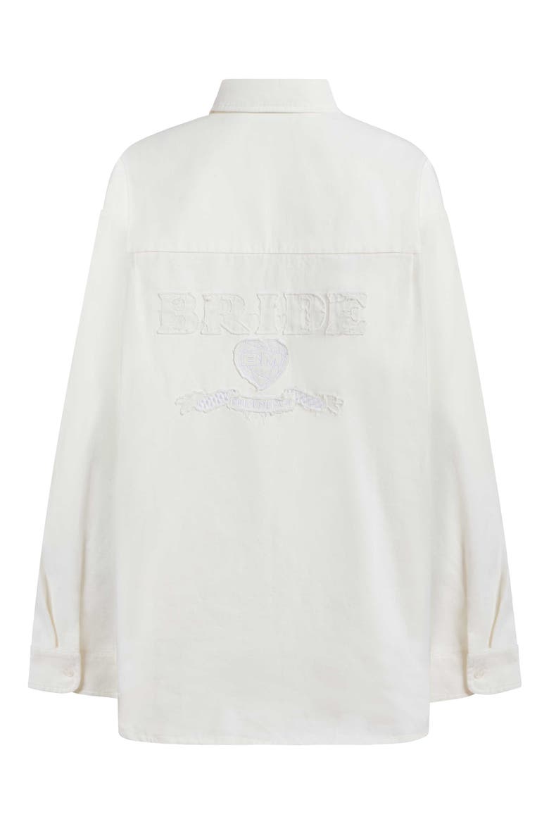 Bride Buttondown, Main, color, White