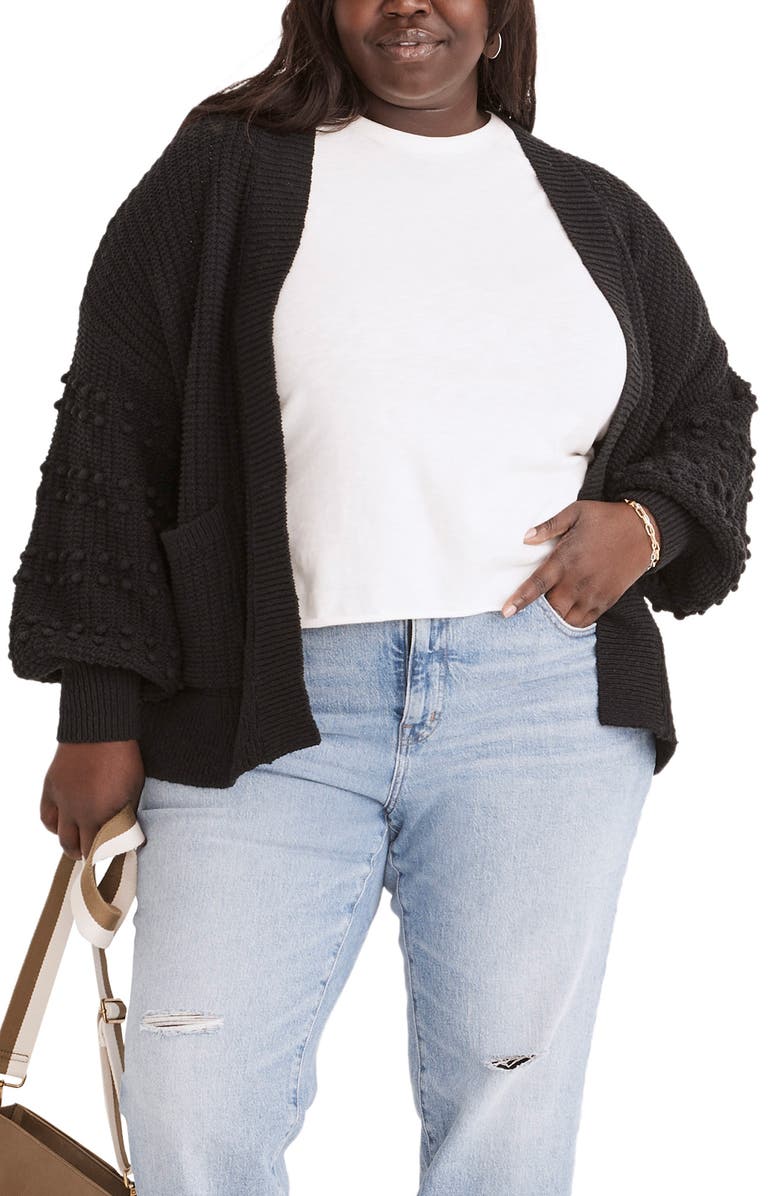 Madewell Bobble Cardigan Sweater, Main, color,