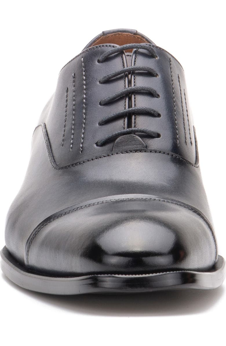 VINTAGE FOUNDRY Pence Cap Toe Leather Oxford, Alternate, color, Navy