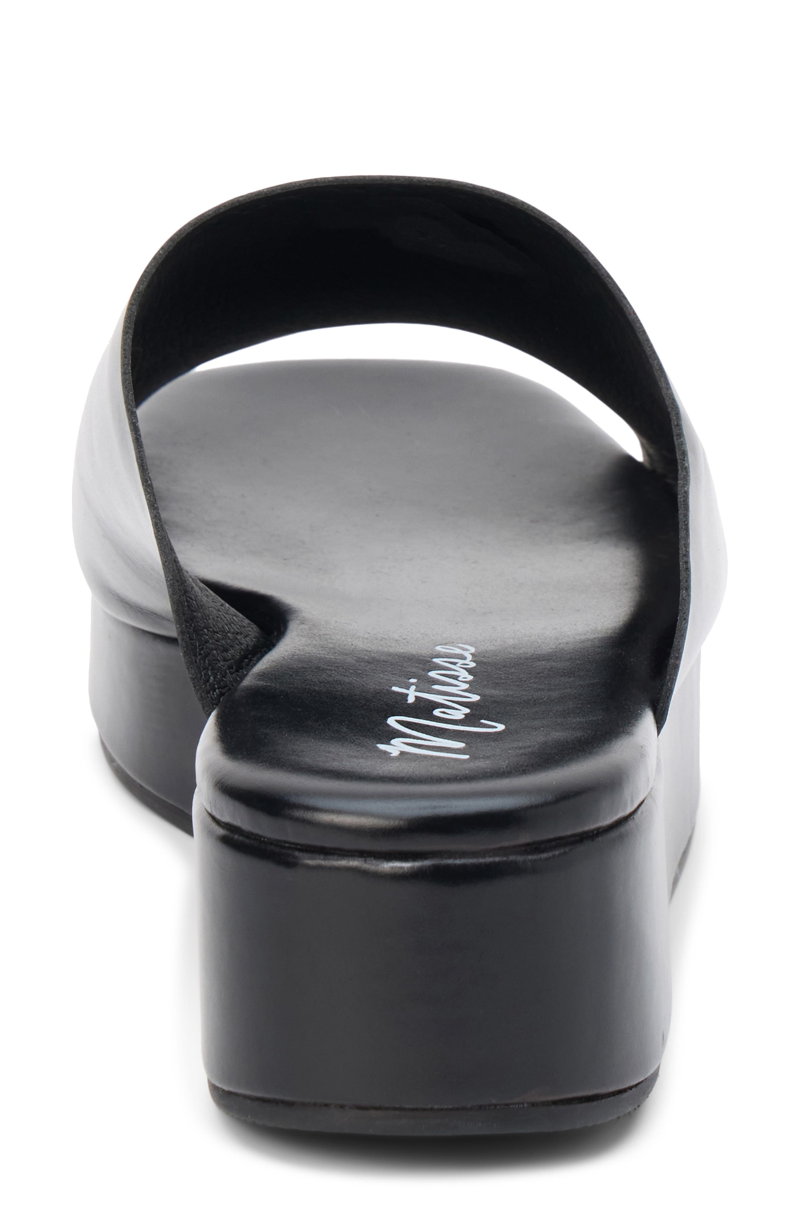 Matisse Lido Platform Wedge Slide Sandal, Alternate, color, Black