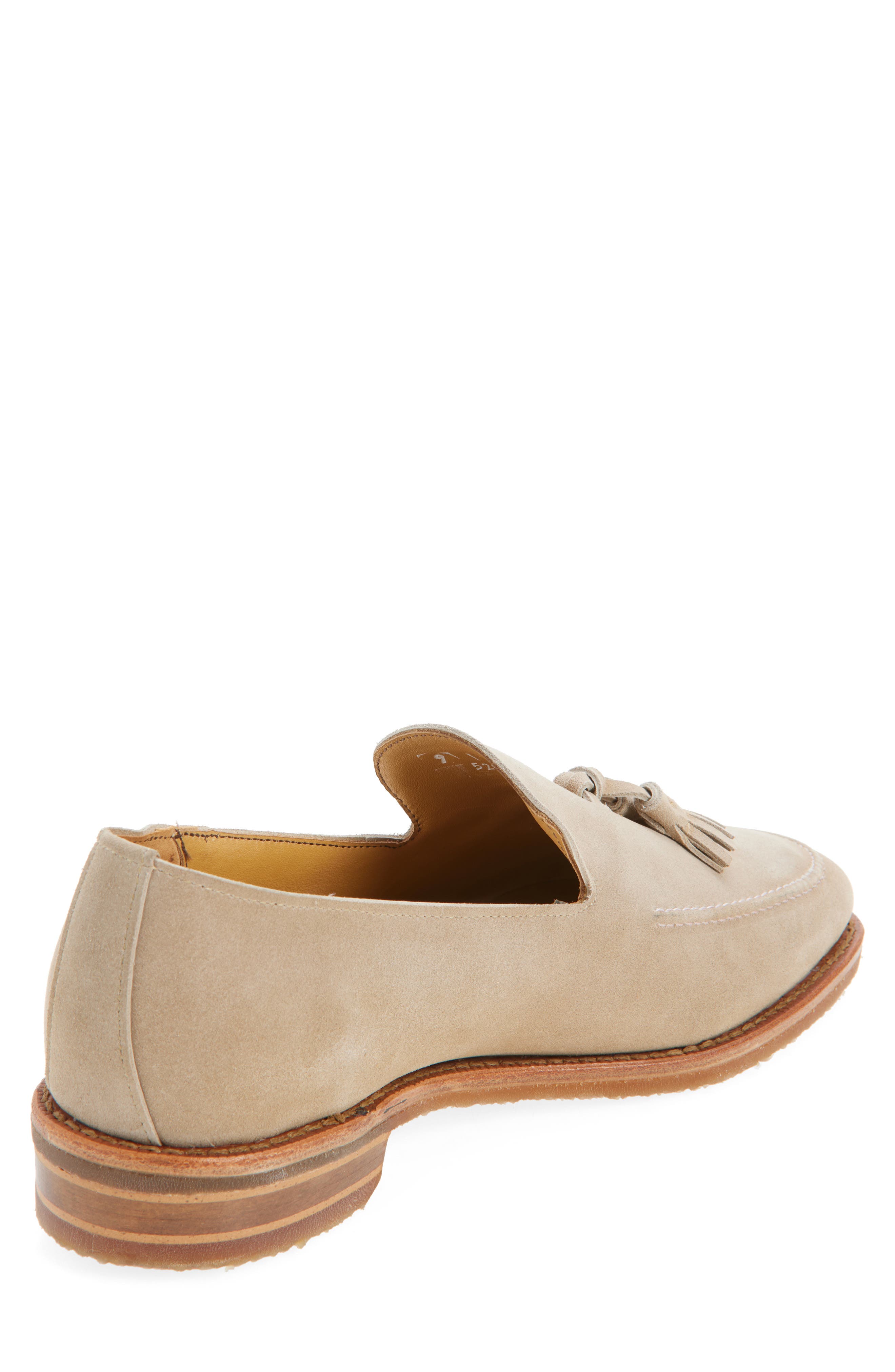 Allen Edmonds Roman Suede Tassel Loafer, Alternate, color, Gaucho Suede