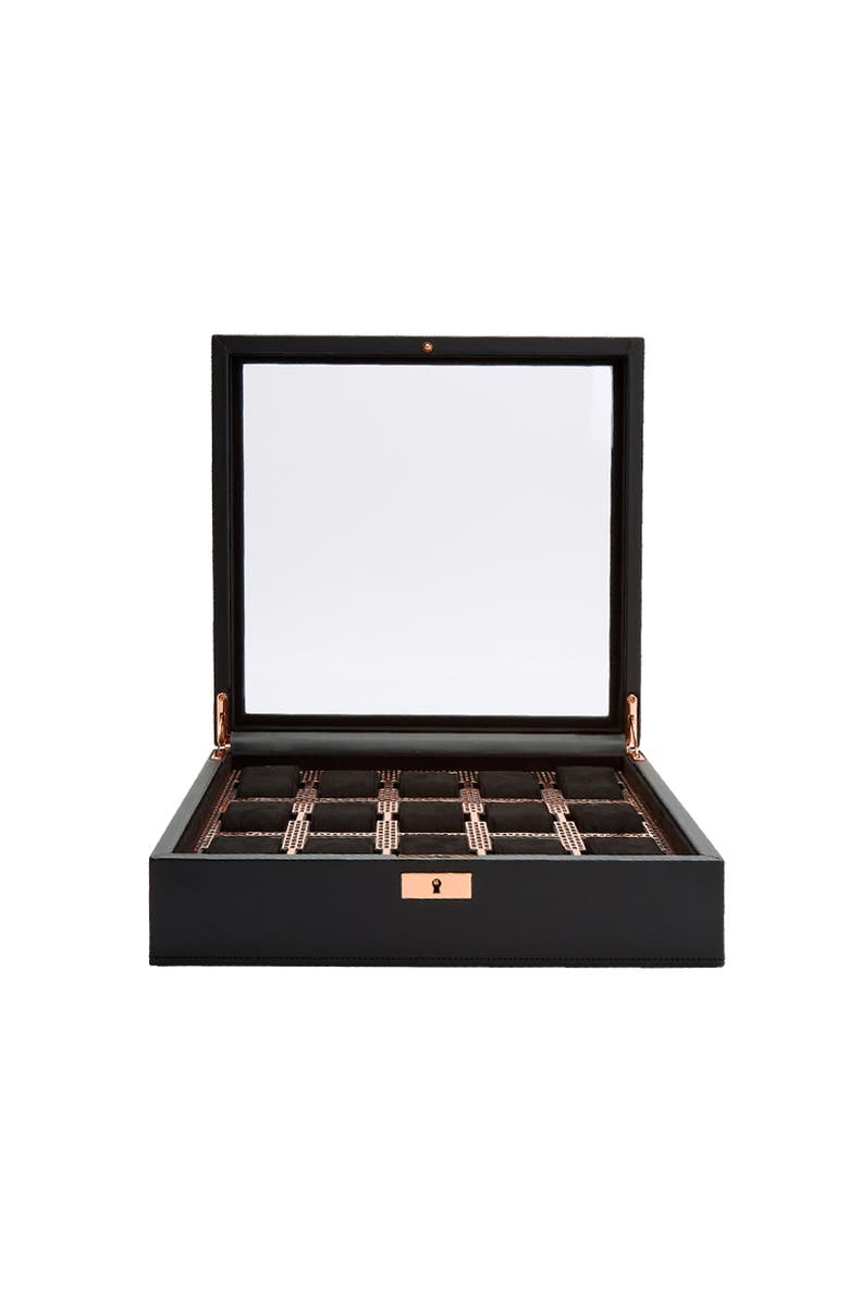 WOLF Axis 15 Piece Watch Box, Alternate, color, Copper