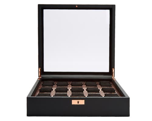 Wolf Axis 15 Piece Watch Box In Copper