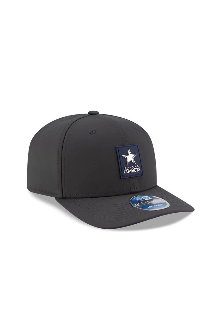 Men's New Era Charcoal Dallas Cowboys 2025 Sideline Cold Weather 9SEVENTY Adjustable Hat, Alternate, color, Charcoal