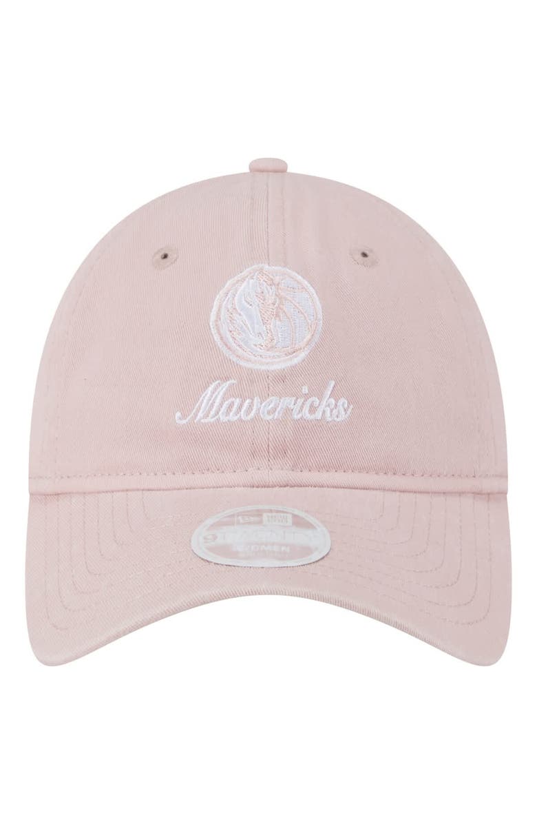 New Era Women's New Era Pink Dallas Mavericks Gameday Preppy 9TWENTY Adjustable Hat, Alternate, color, Pink