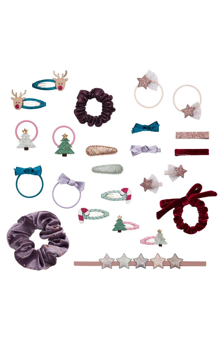 Mimi & Lula Kids' Hair Accesories Advent Calendar, Alternate, color, Pink