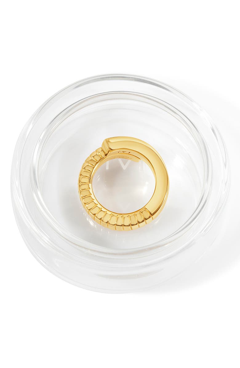 IVI Los Angeles Wide Joia Twist Ring, Alternate, color, Yellow Gold