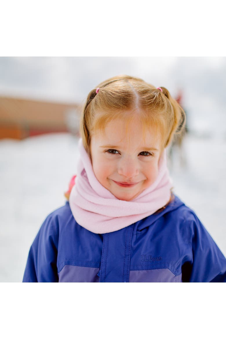 Kids Double-Layer Fleece Neck Warmer, Alternate, color, Black