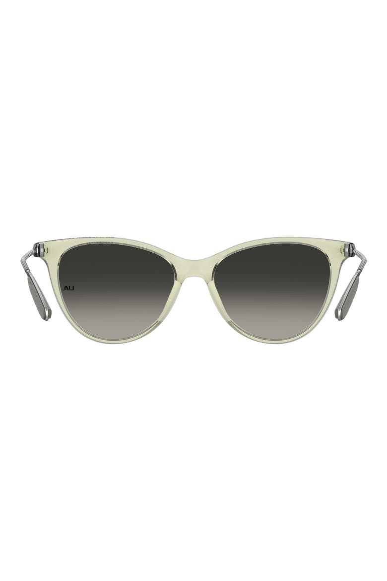 Expanse 54mm Gradient Cat Eye Sunglasses, Alternate, color, GREEN CRYSTAL
