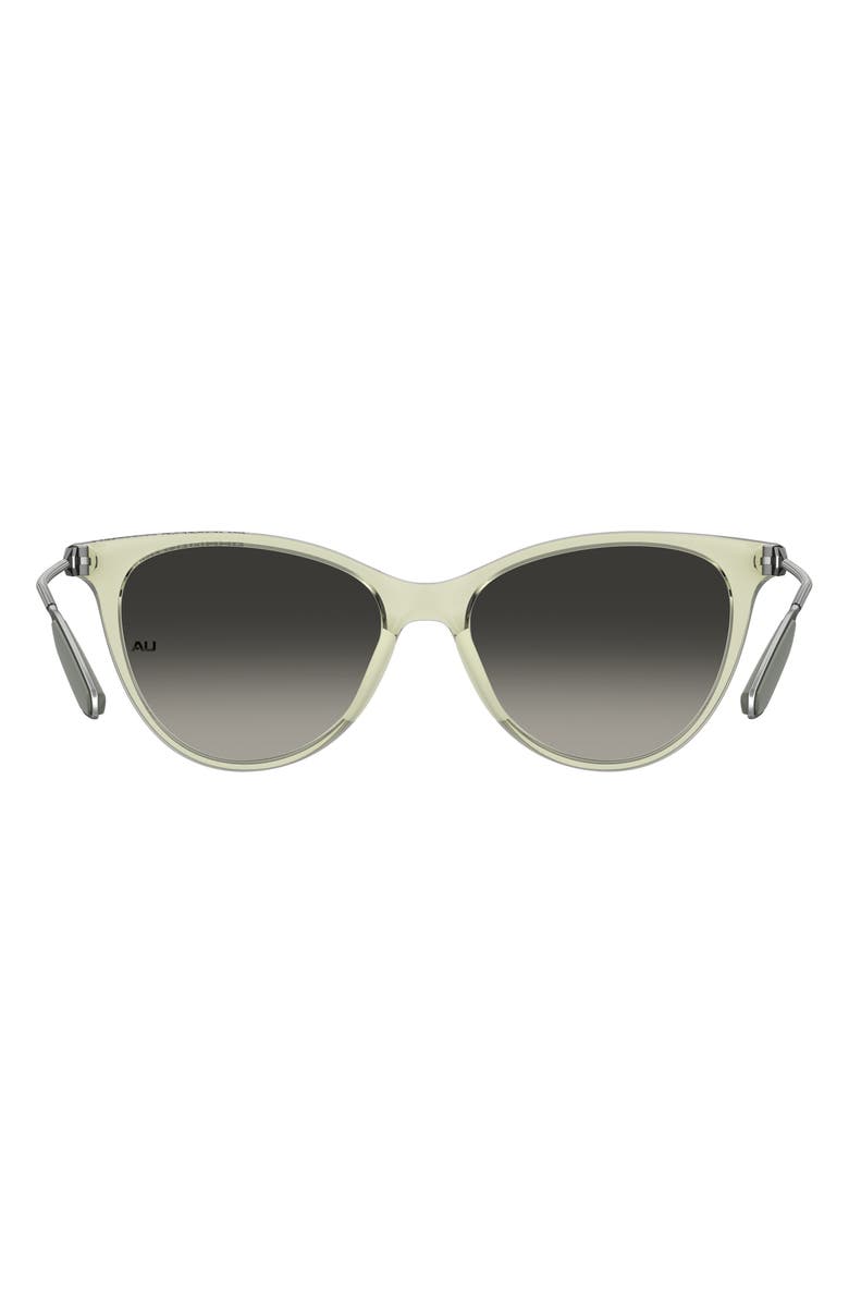Under Armour Expanse 54mm Gradient Cat Eye Sunglasses, Alternate, color, Green Crystal